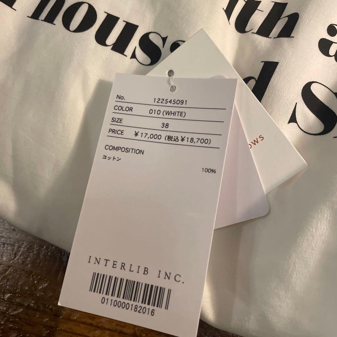 SACRA サクラ　ユナイテッド　ロングスリーブTシャツ プリント入り ホワイト