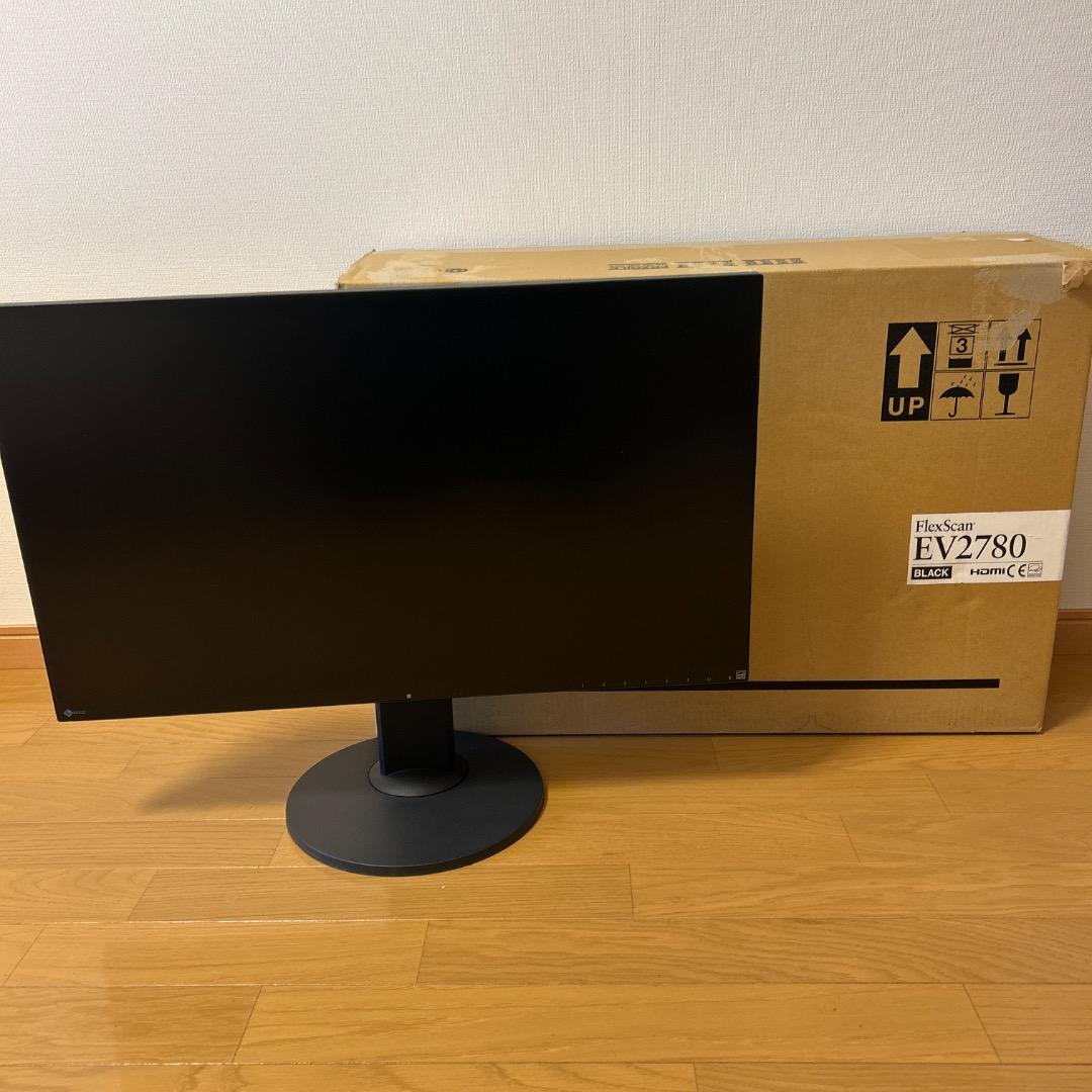 EIZO FlexScan EV2780 27インチ ブラック 元箱、ケーブル付
