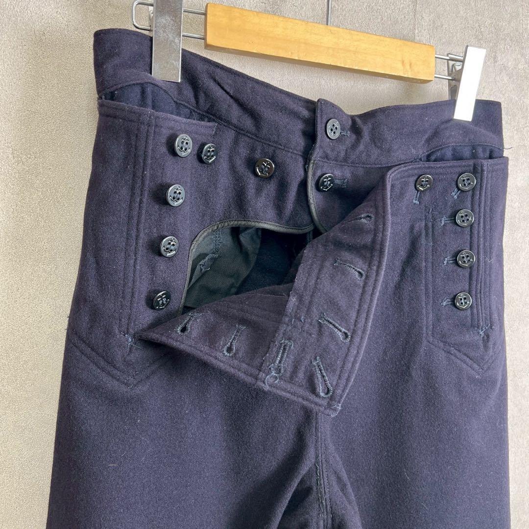 60s US NAVY セーラーパンツ ワイドパンツ ウール vintage