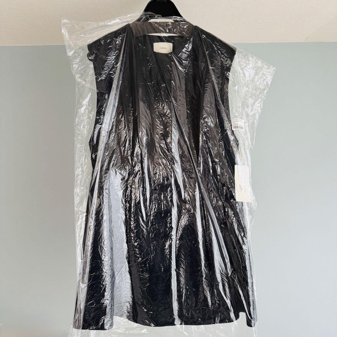 ルフィル タグ付未使用✨ダブルクロスペプラムジレ ネイビー