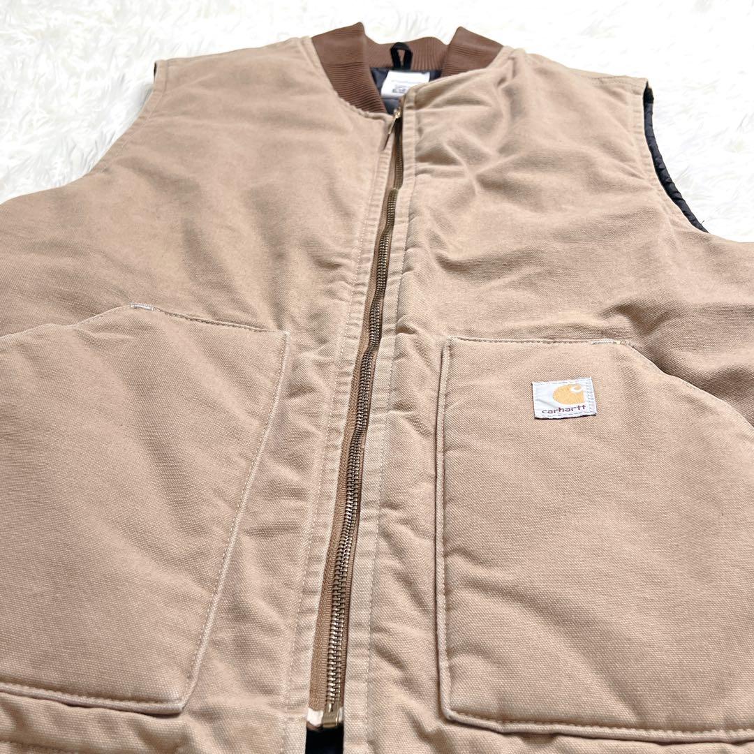 Carhartt カーハート V01 ダックベスト XL USA製 ブラウン