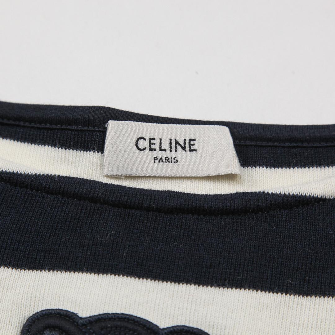 極美品 CELINE 24AW トリオンフ マリニエール Tシャツ L ボーダー