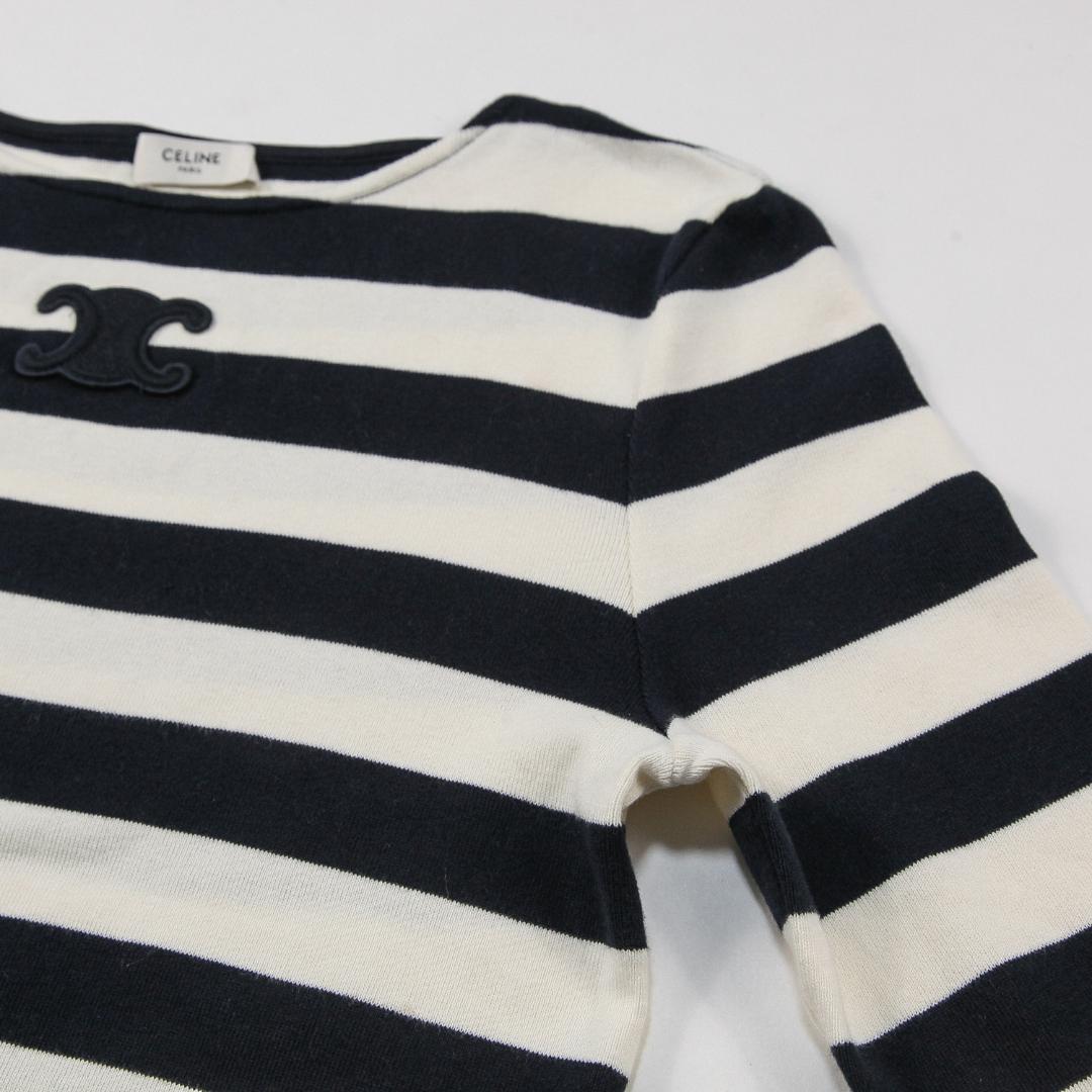 極美品 CELINE 24AW トリオンフ マリニエール Tシャツ L ボーダー