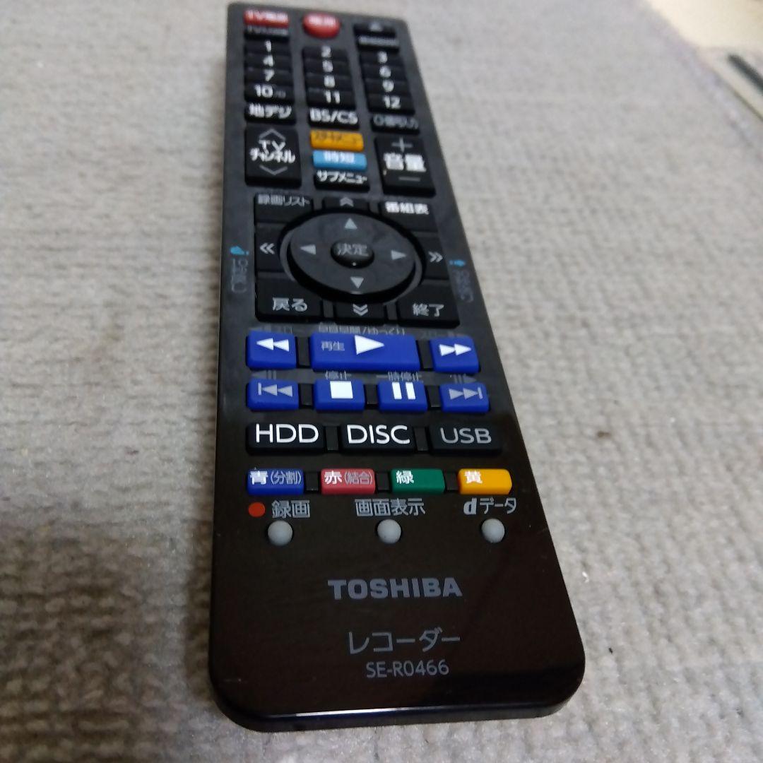 1TB東芝1番組録画ブルーレイレコーダー DRE1007/2017年製