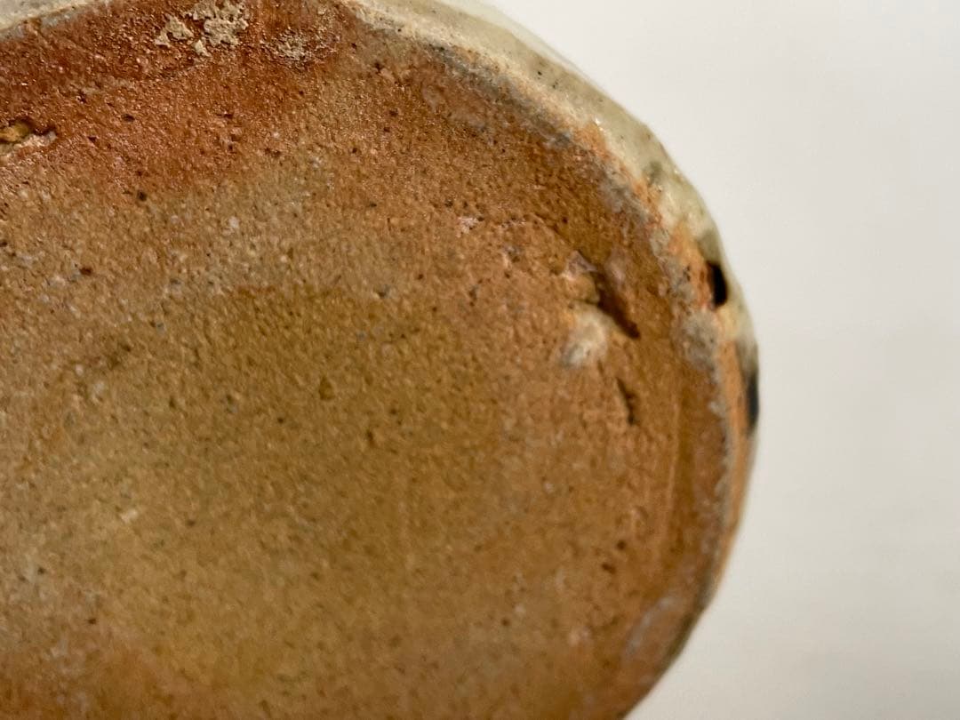 陶芸家　人間国宝　濱田庄司　浜田庄司　花生　花入　花瓶　トウキビ文　筒花入　共箱