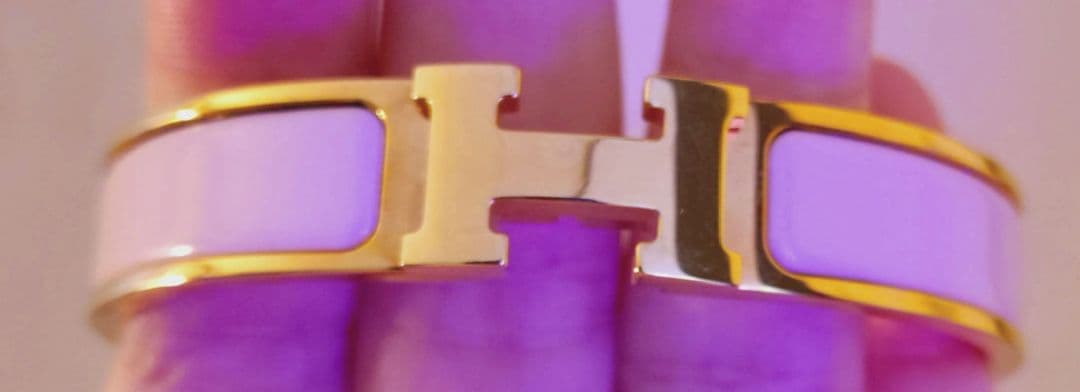 Kazaky様HERMES　クリックバングル　ピンク