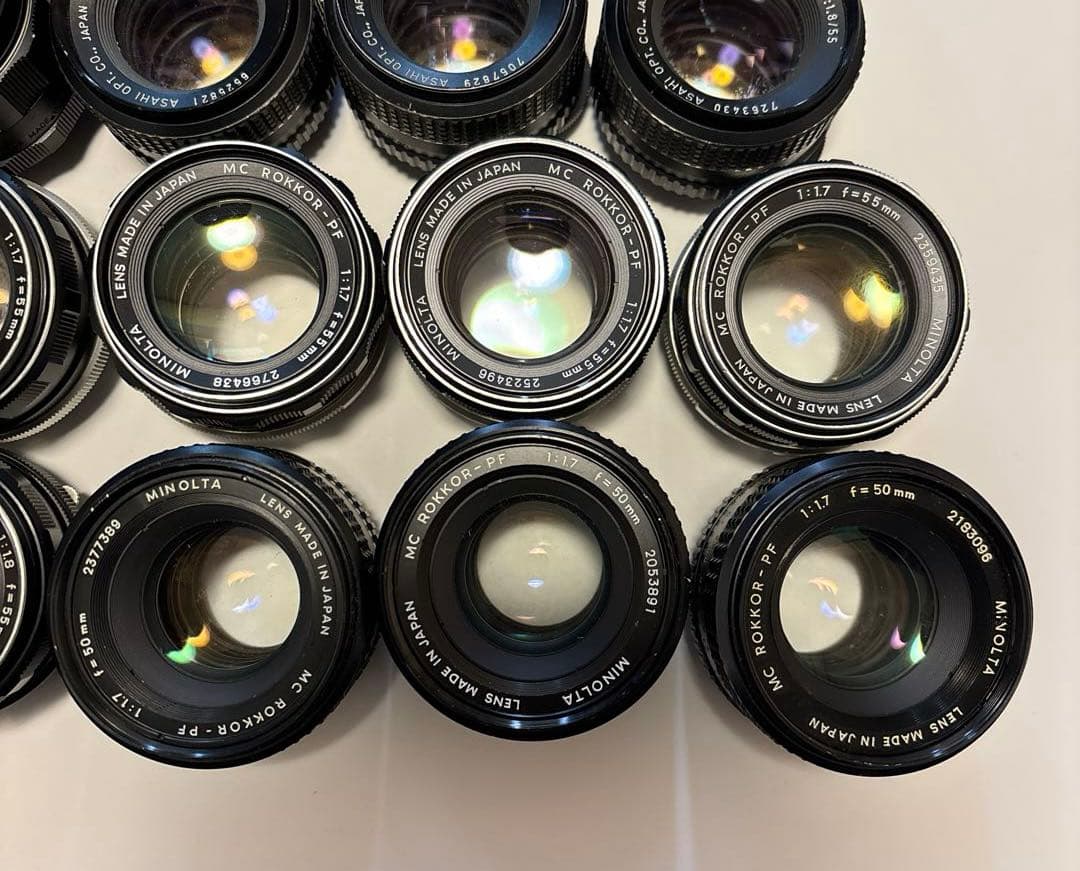 【まとめ売り②】PENTAX、MINOLTAオールドレンズレンズ24点