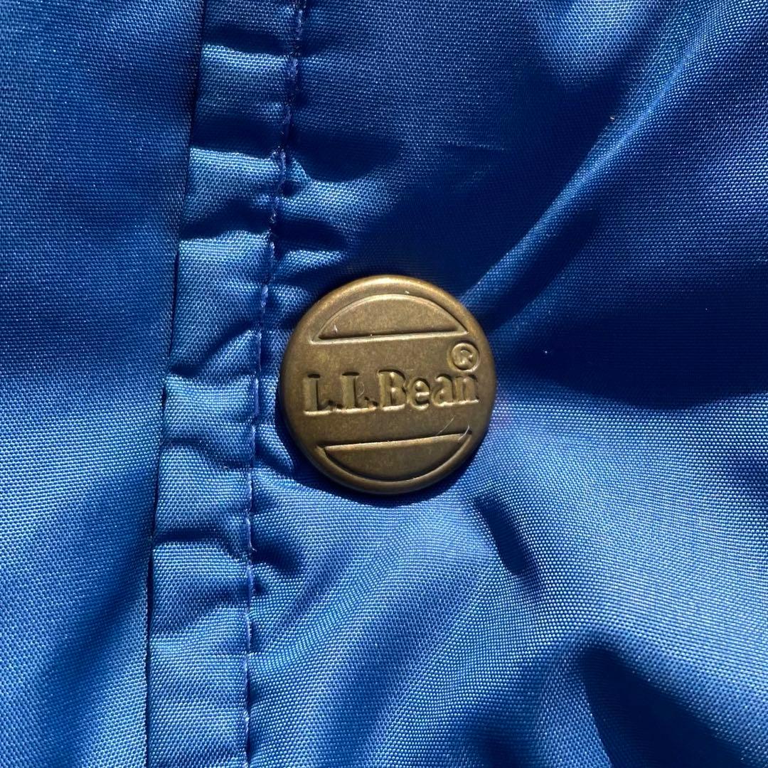 l.l.bean 80's ネイビー ダウンベスト スタンドカラー