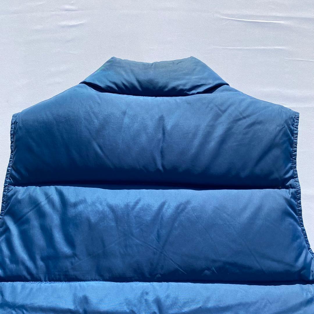 l.l.bean 80's ネイビー ダウンベスト スタンドカラー