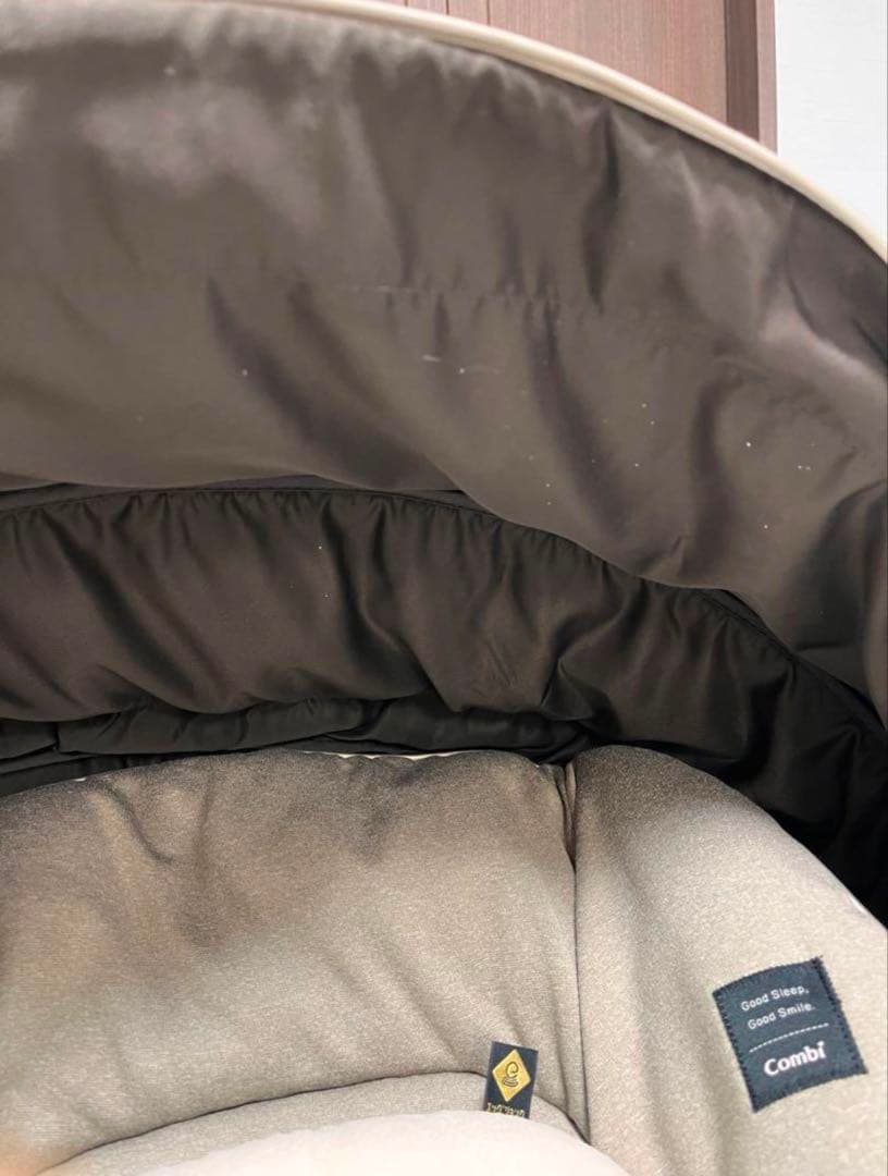 コンビ ハイローチェアー ネムリラ BEDi ヘーゼルベージュ　オートスウィング