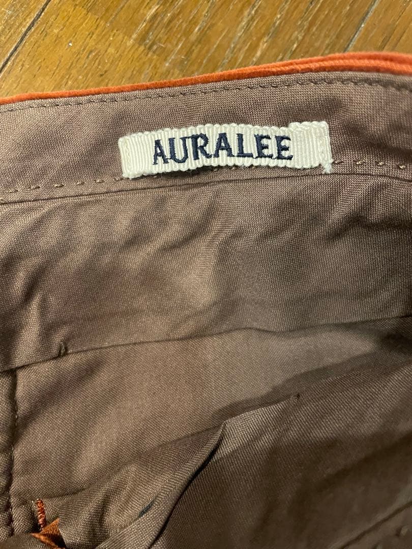 AURALEE オレンジ コーデュロイパンツ サイズ2