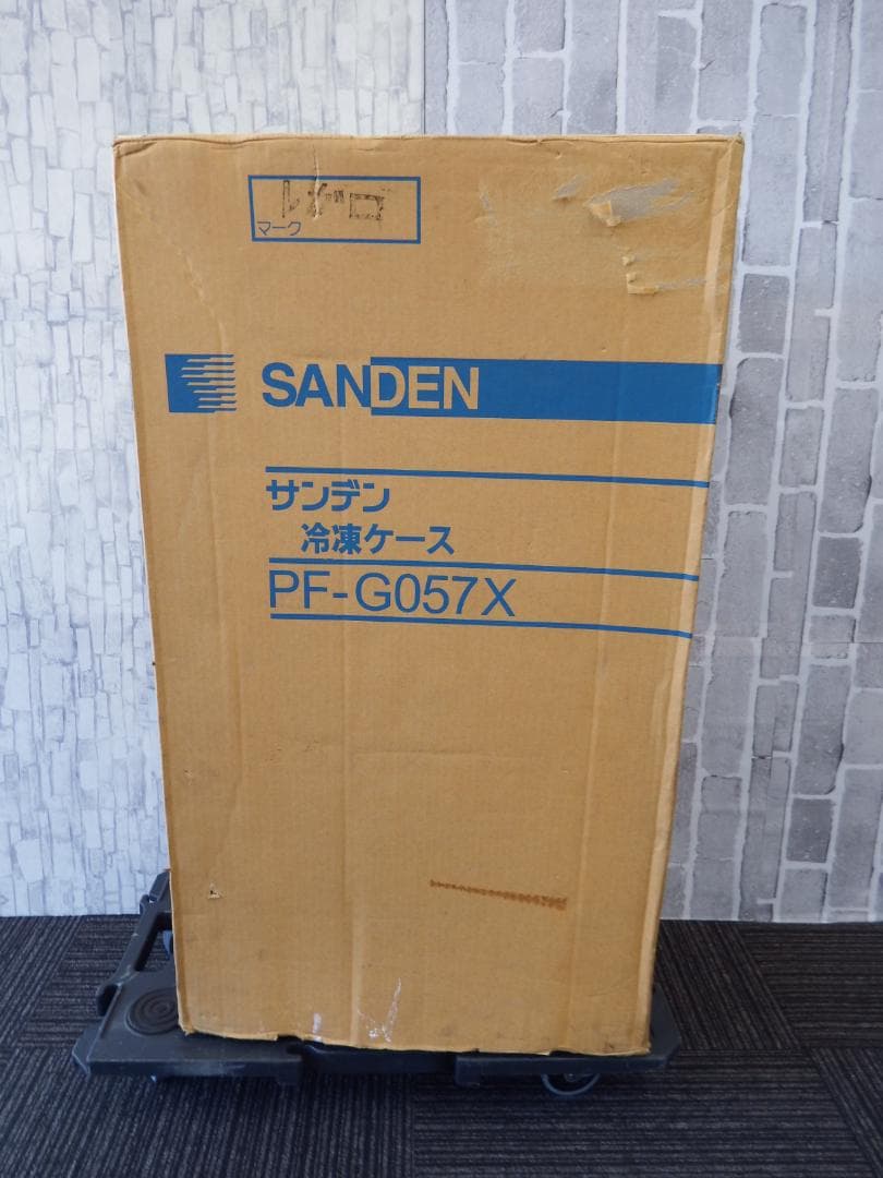 美品 サンデン 冷凍ショーケース PF-G057X 42L 冷凍ストッカー