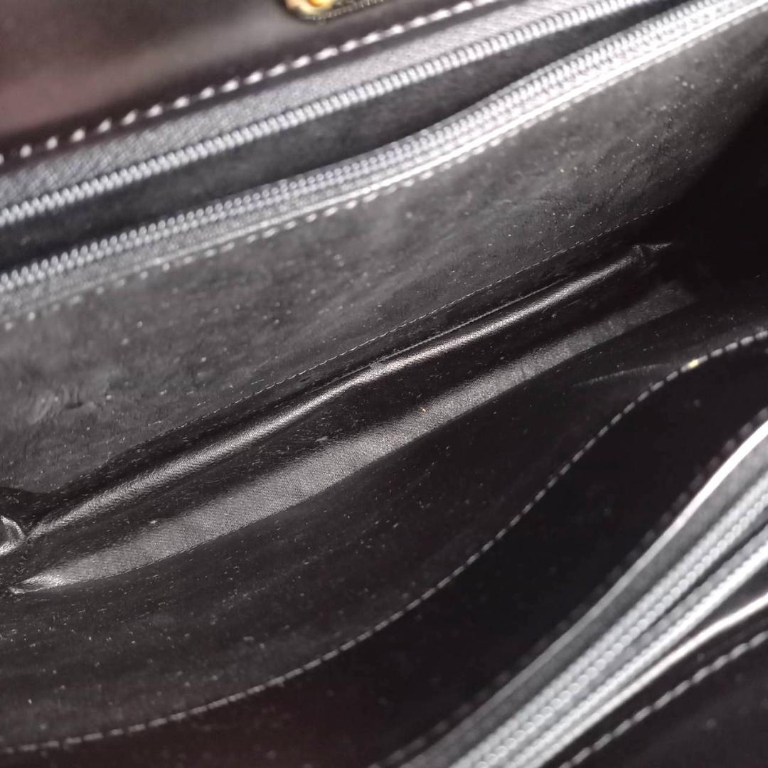 ✨良品✨ WAKO 銀座和光 フォーマルバッグ カーフレザー 黒 ゴールド金具