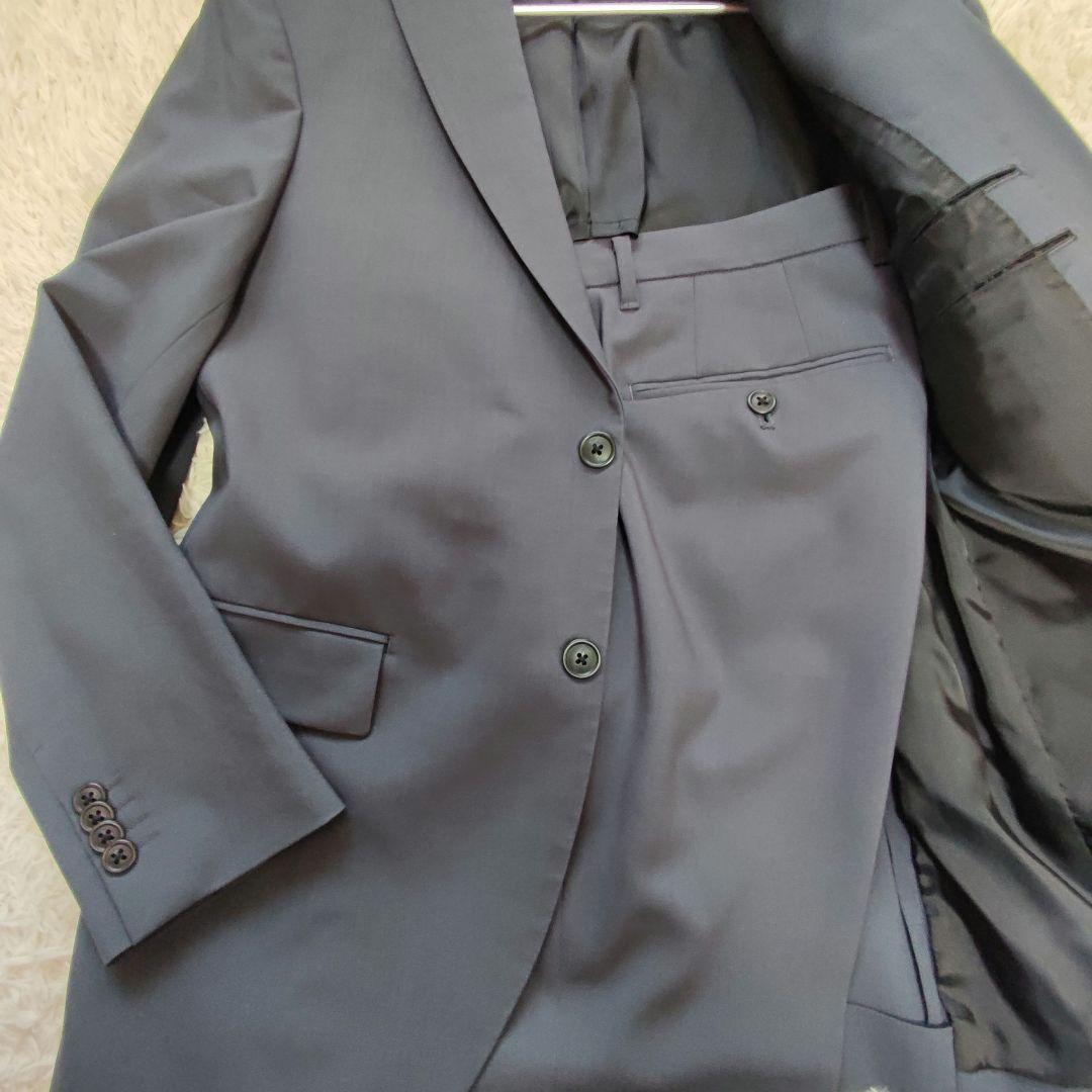 ☆美品☆ユニクロ　ジルサンダー　セットアップ　ウール100%　グレー系　M 76