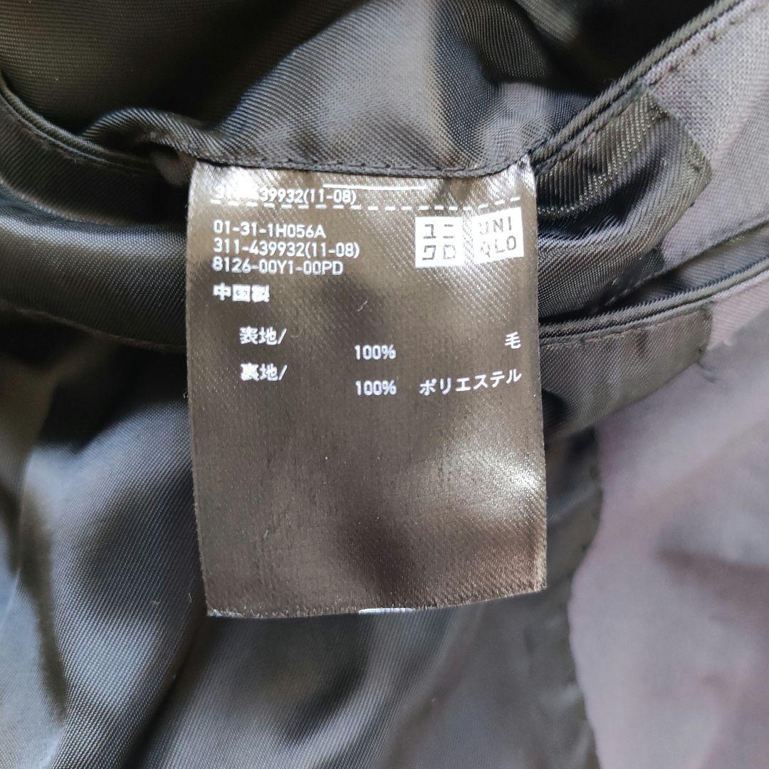 ☆美品☆ユニクロ　ジルサンダー　セットアップ　ウール100%　グレー系　M 76