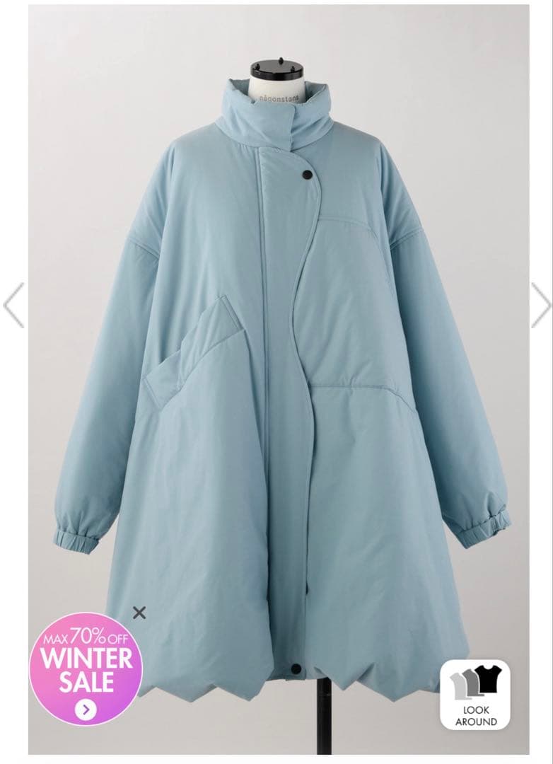 Water Repellentストレッチ Padded Coat/コート　M