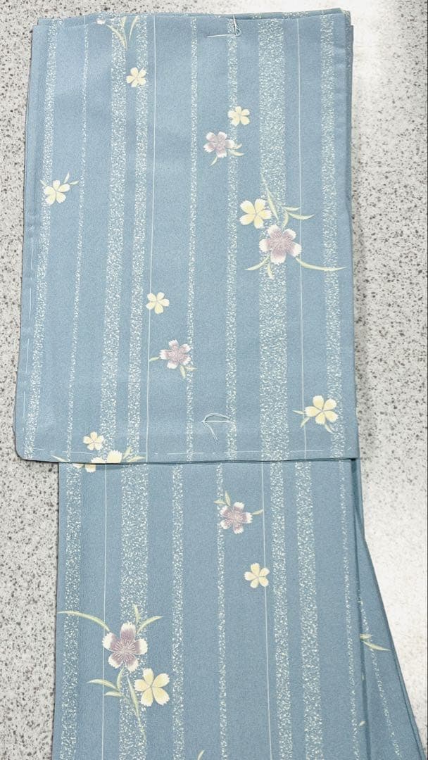 ミ*ー様 新品　東レシルック着物　単衣仕立て品　裄(68cm)1尺8寸　身丈16