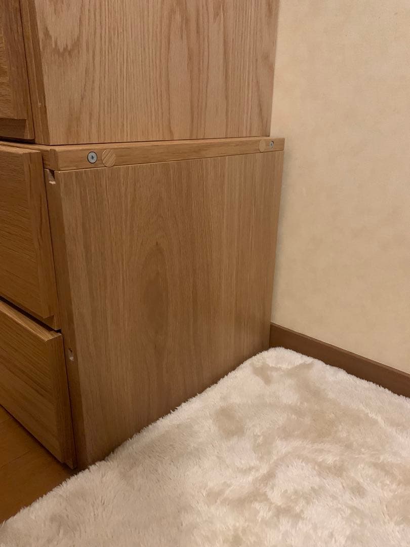 ③★無印★ユニットシェルフ★ ボックス★引き出し★オーク材★旧タイプ