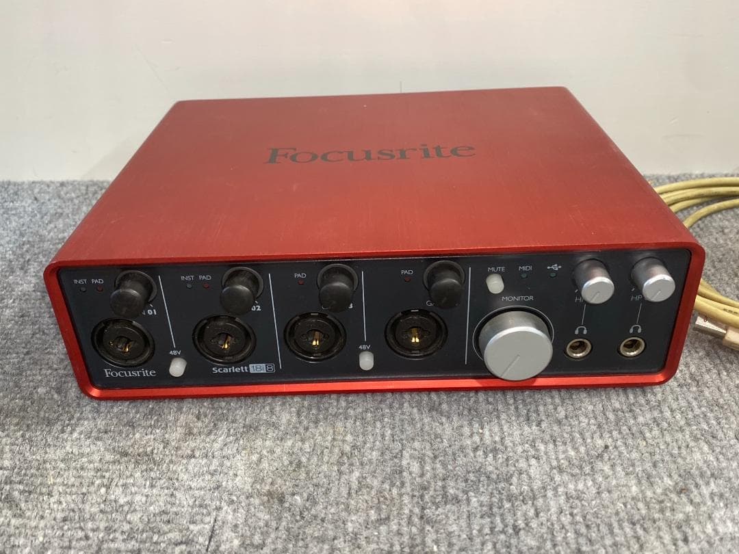 focusrite scarlett 18i8 オーディオインターフェース