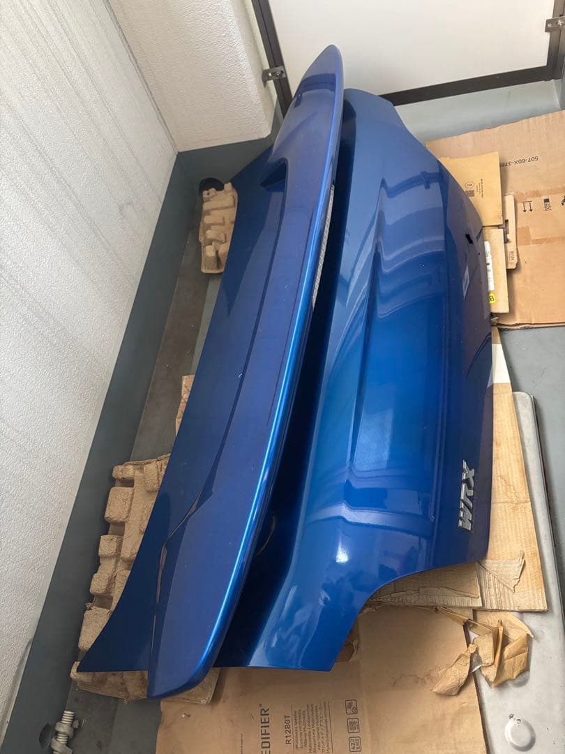 SUBARU WRX GDA涙目リアウイング 青　インプレッサ