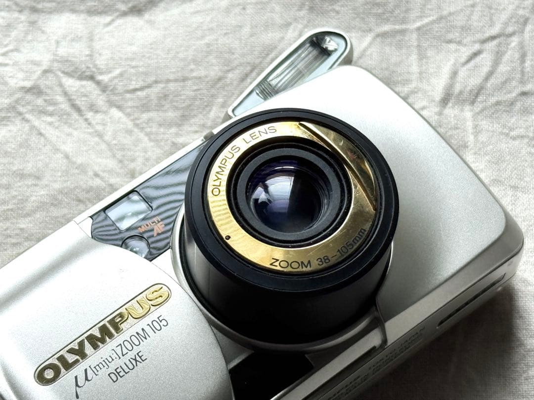 ⌘完動品！ リモコン、電池付き、作例あり！OLYMPUS μ ZOOM 105⌘