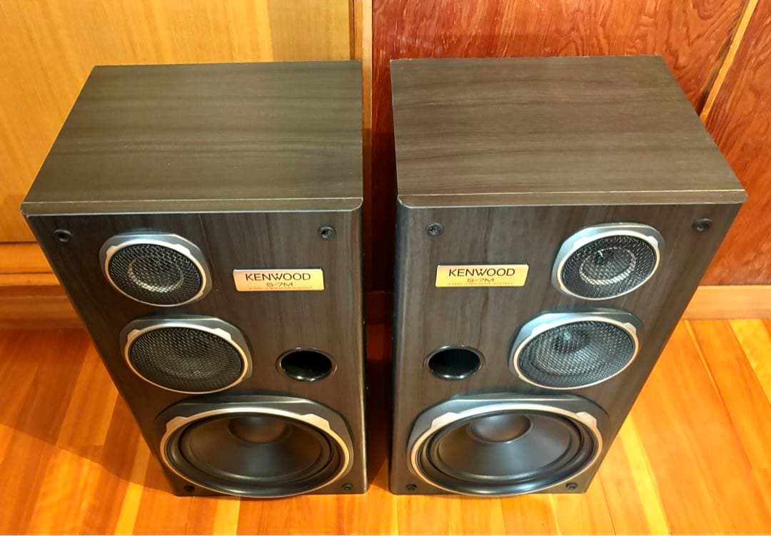 【動作確認済】KENWOOD 3way スピーカー S-7M ペア ROXY