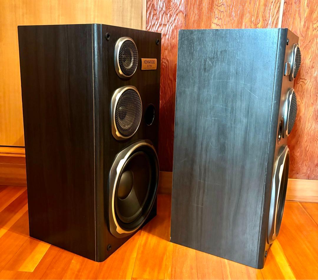 【動作確認済】KENWOOD 3way スピーカー S-7M ペア ROXY