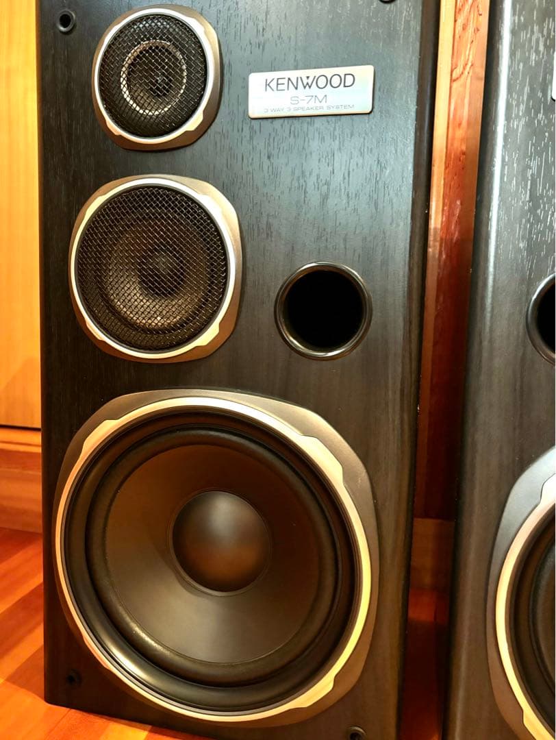 【動作確認済】KENWOOD 3way スピーカー S-7M ペア ROXY