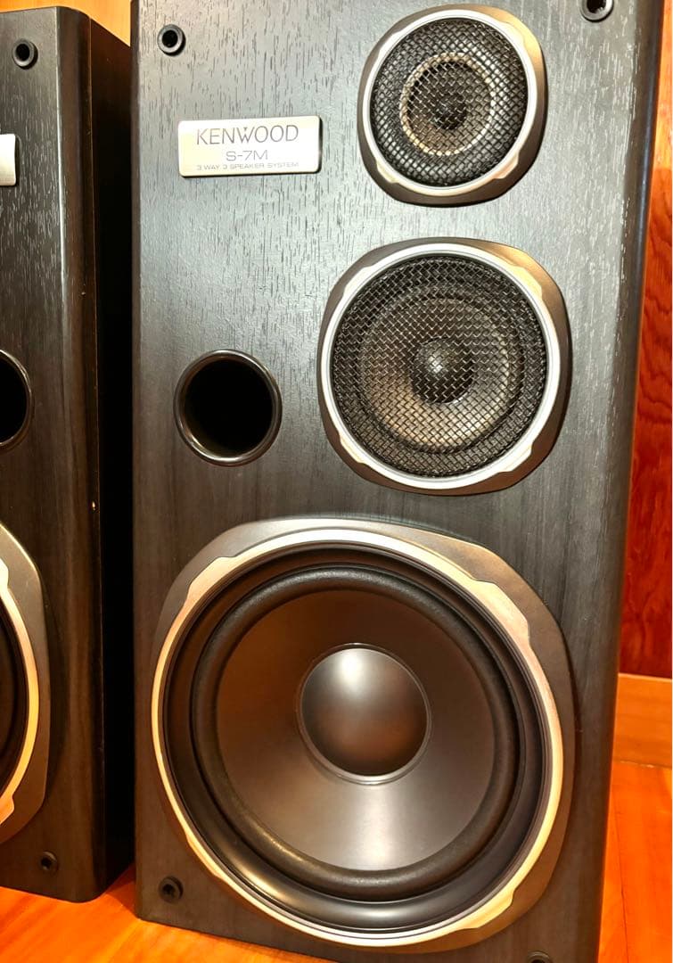 【動作確認済】KENWOOD 3way スピーカー S-7M ペア ROXY