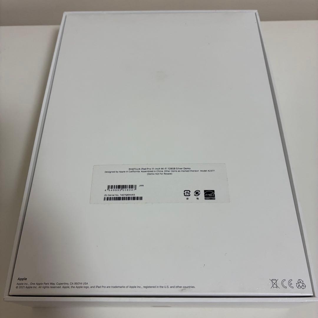 iPad Pro 11 M1（第3世代）Wi-Fi 128GB シルバー　デモ機