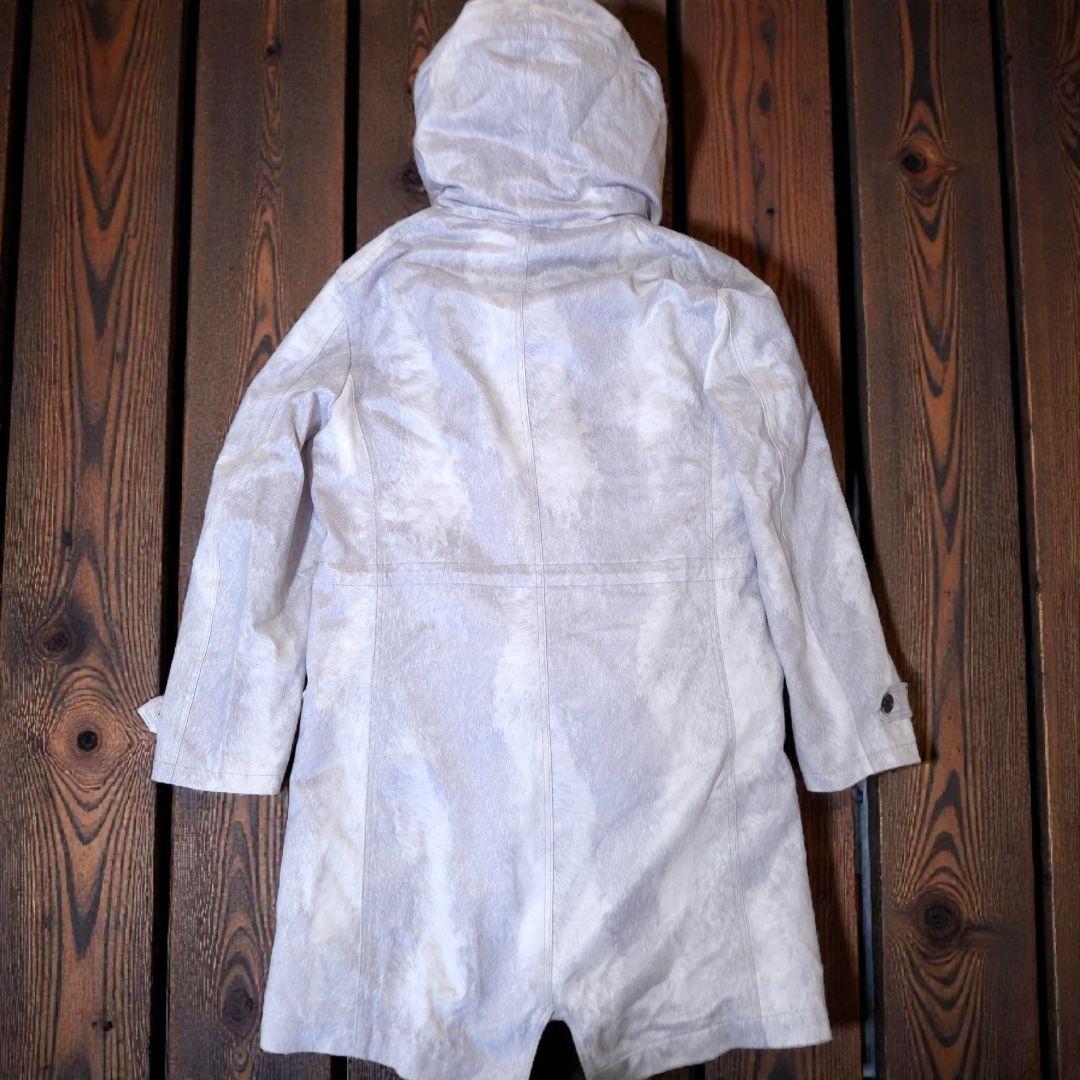 TORNADO MART トルネードマート ムートン フーデッドコート LL 白