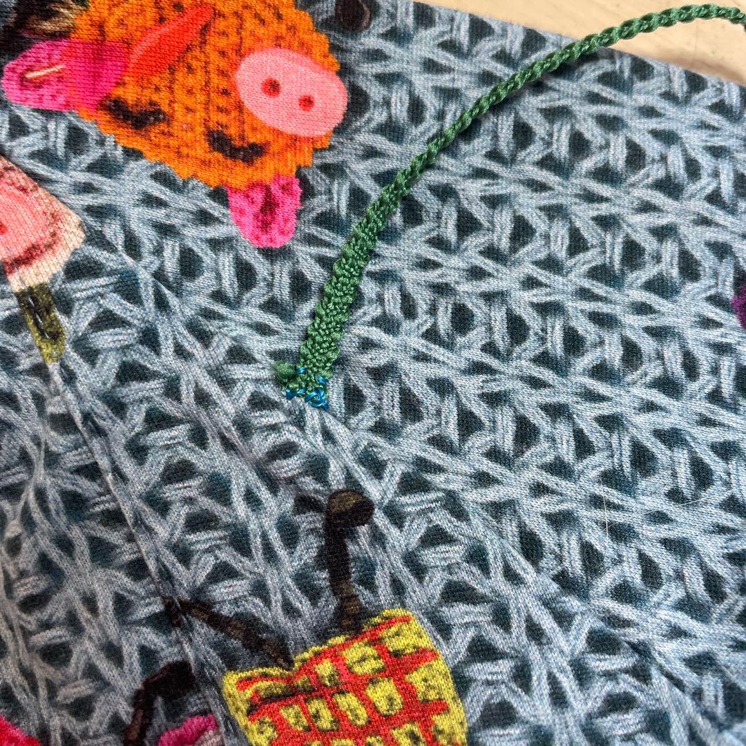 アルベロベロ　カラフルキャラクター刺繍 半袖チュニック