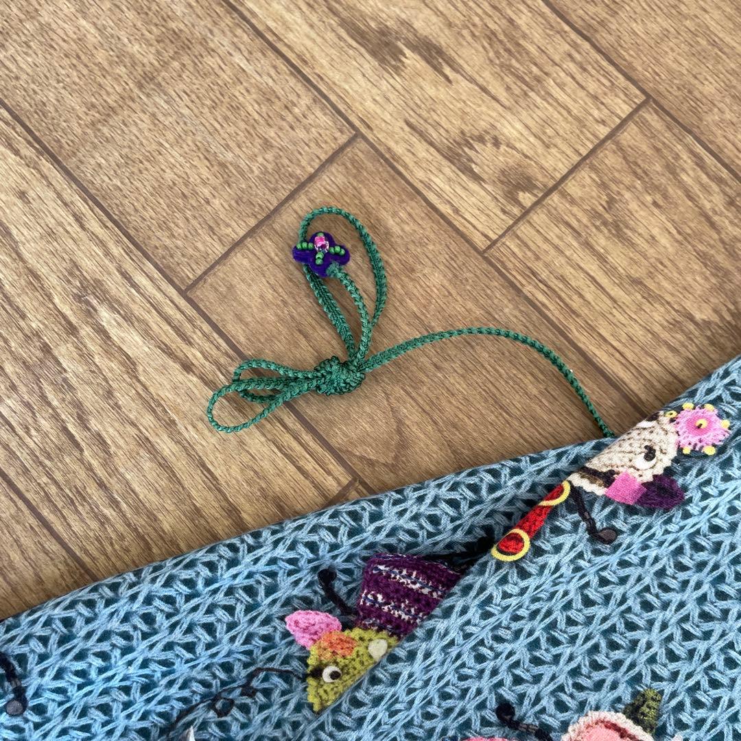 アルベロベロ　カラフルキャラクター刺繍 半袖チュニック