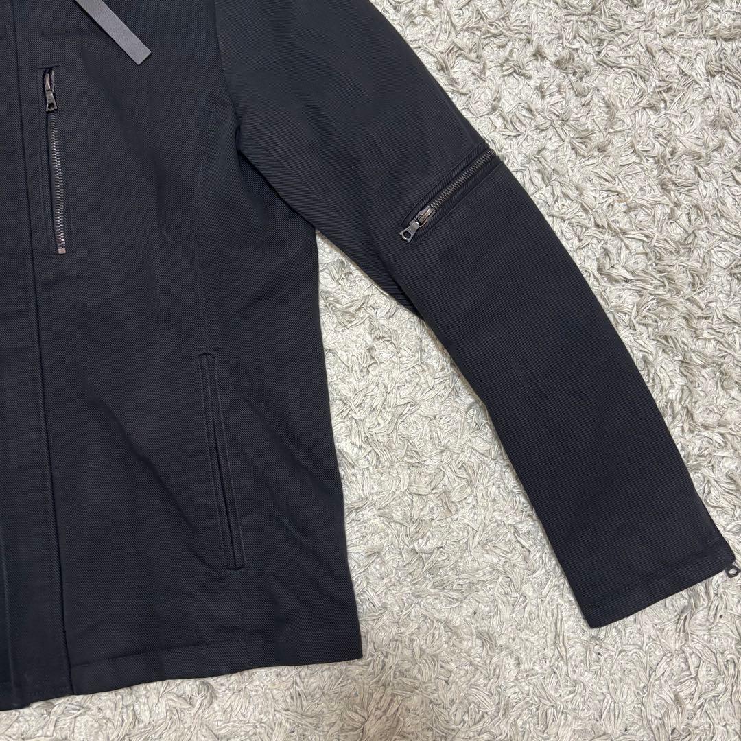 ダブジェイケイ　wjk ジップアップジャケット　ブラック　日本製　S