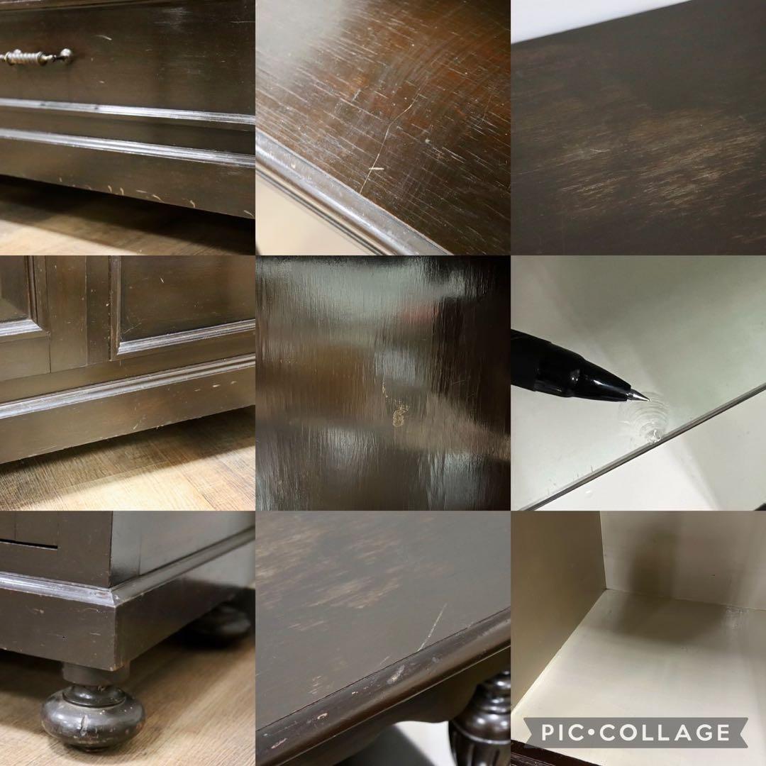 GMGK239○英国 アンティーク サイドボード キャビネット コートカップボー