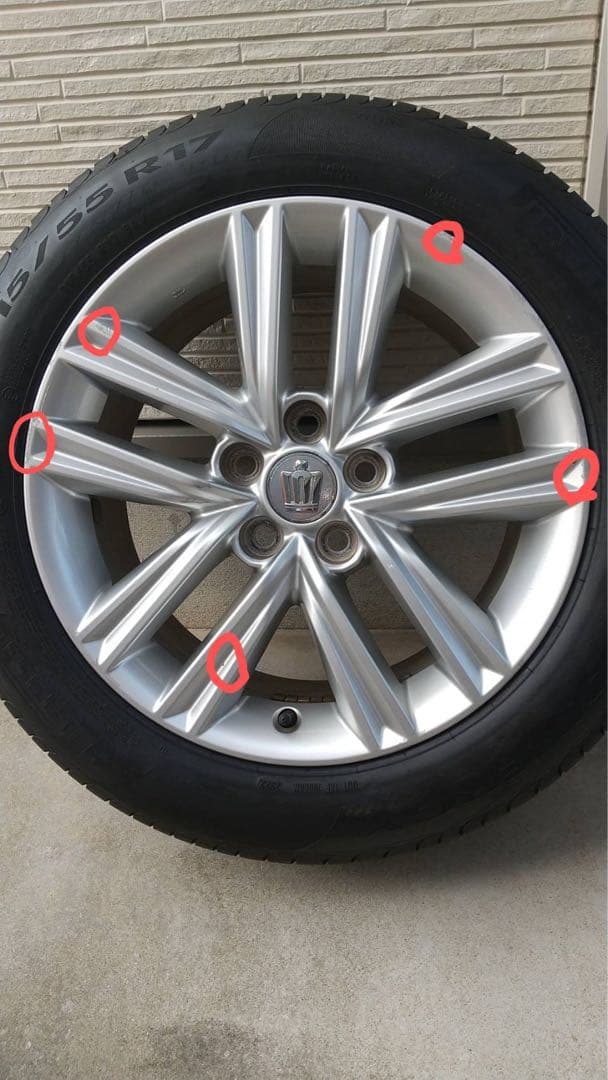 17インチホイールセット　210系クラウン