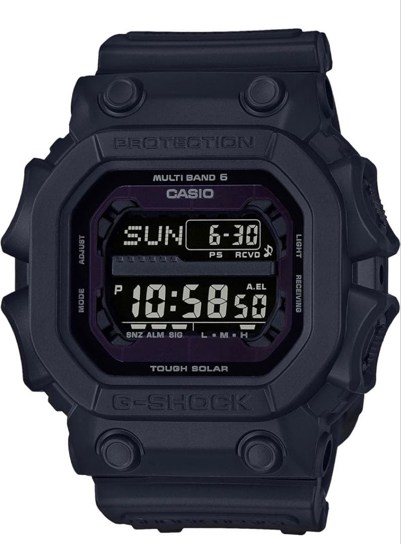 G-SHOCK GXW-56BB オールブラック ソーラー、電波腕時計