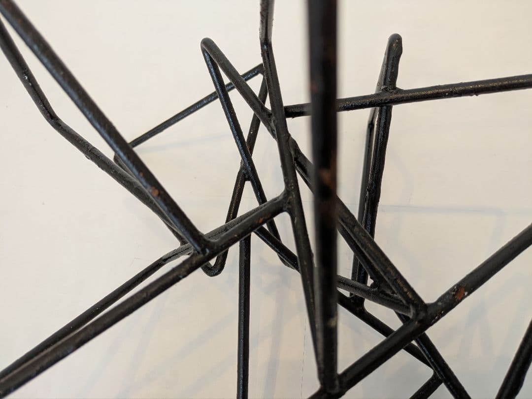 鉄花器オブジェ　3個