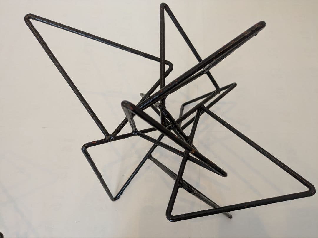 鉄花器オブジェ　3個