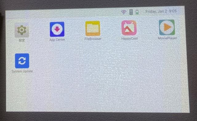 【中古良品】モバイルミニ高輝度ＬＥＤポータブルプロジェクターｉＯ４