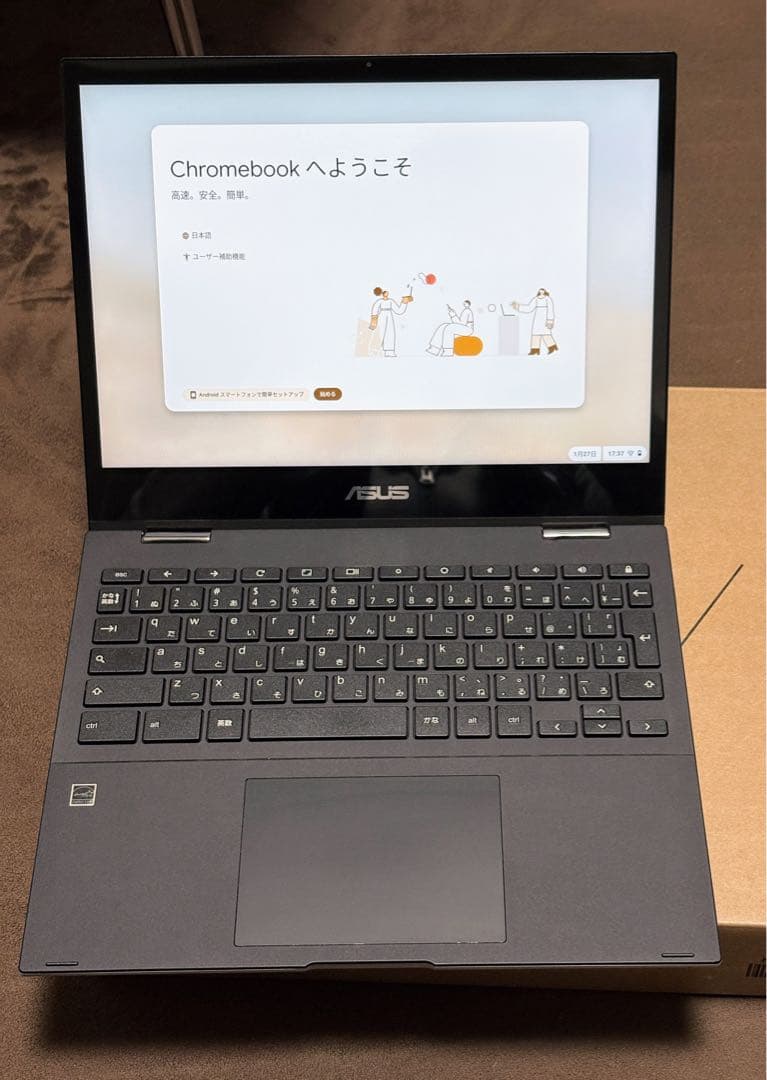 ASUS Chrome book 12インチ／フリップタイプクロームブック