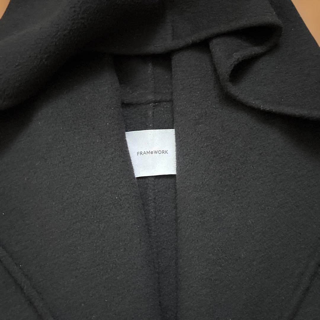 FRAMeWORK フレームワーク ハミルトンリバーフーディポンチョ　ネイビー