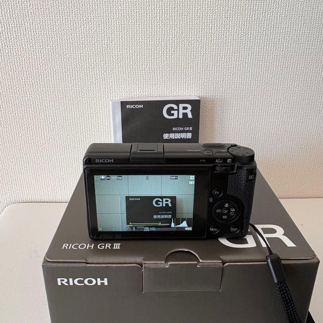 【ショット回数431回】 RICOH GR III コンパクトデジタルカメラ