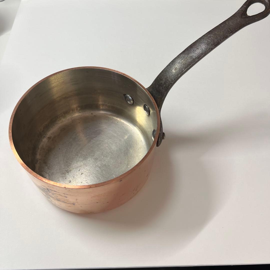 フランス製　銅製　ソースパン　14cm
