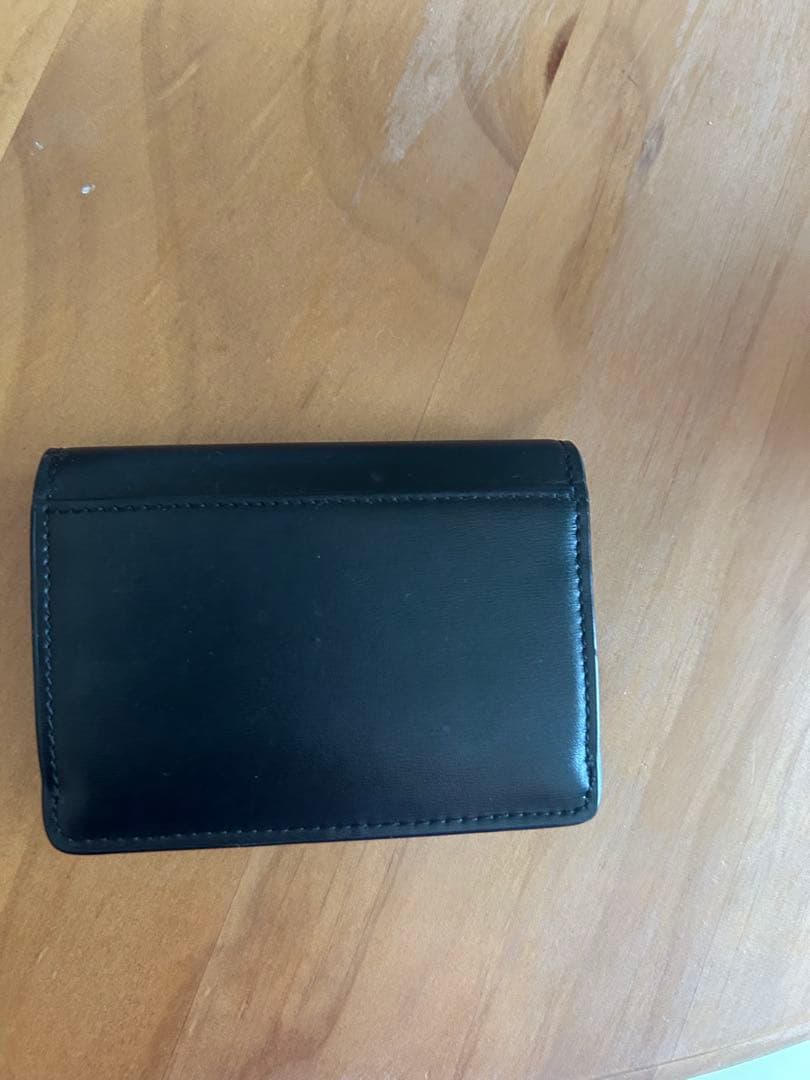 CELINE ブラック レザー 名刺入れ