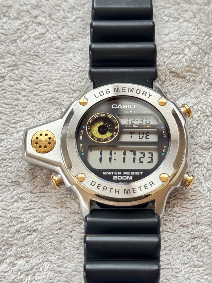 【極美品】カシオ初代潜水王フルメタルDEP-500電池交換済み