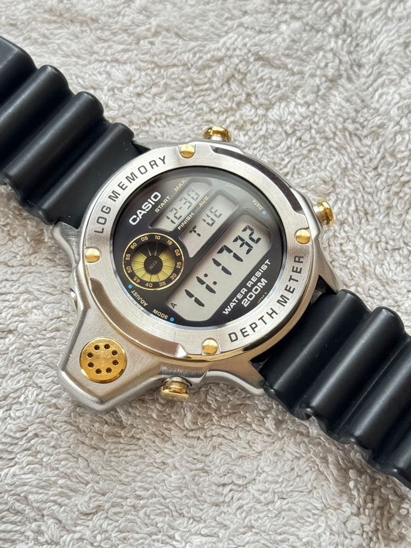【極美品】カシオ初代潜水王フルメタルDEP-500電池交換済み