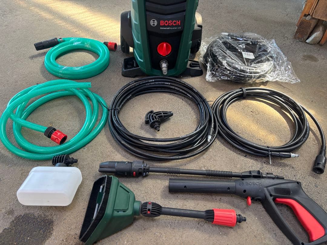 ボッシュ(BOSCH)高圧洗浄機特別セット