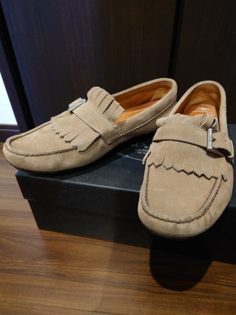 PRADA　ローファー　スエード　美品