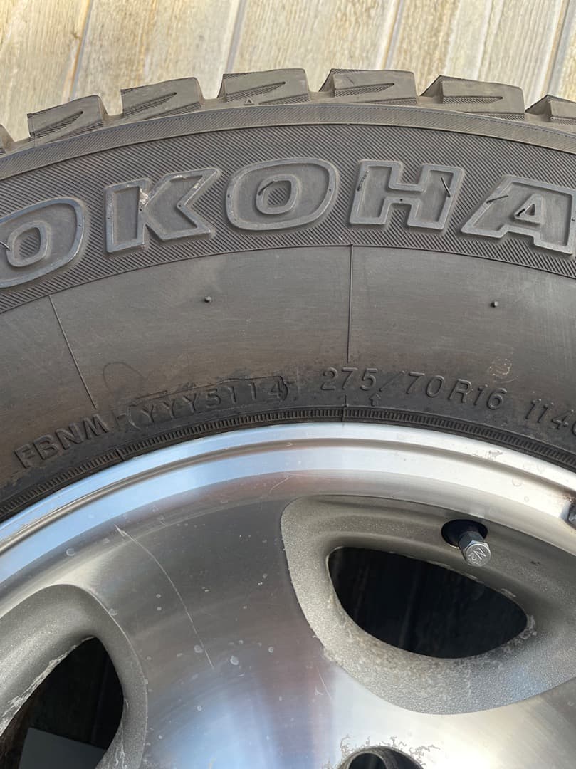 【天優さま専用】 【送料込み】 ランクル80　純正ホイール　スタッドレス